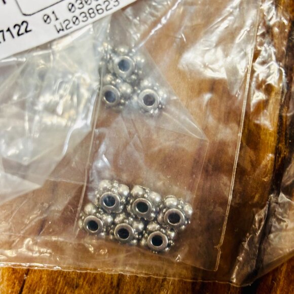 Pewter Spacers and Rondelle (Antique Pewter and Atq Gld) Beads Jewelry Crafts - Picture 2 of 9